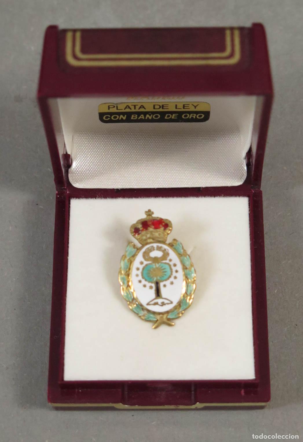 Militaria: INSIGNIA DE OJAL. EMBLEMA A IDENTIFICAR. PLATA Y ESMALTE. PUNZONADA