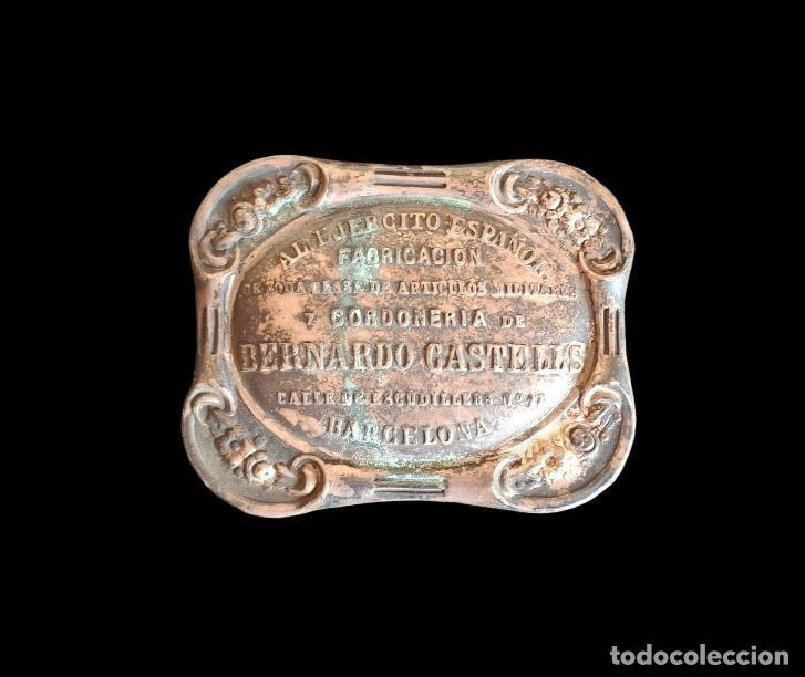 Militaria: (MI-260712)PLACA PUBLICITARIA AL EJERCITO ESPA&Ntilde;OL EFECTOS MILITARES BERNARDO CASTELLS