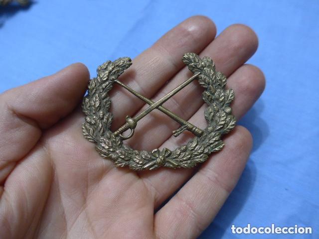 Militaria: Antiguo gran emblema de general espa&ntilde;ol, alfonso XIII y Republica. Original.