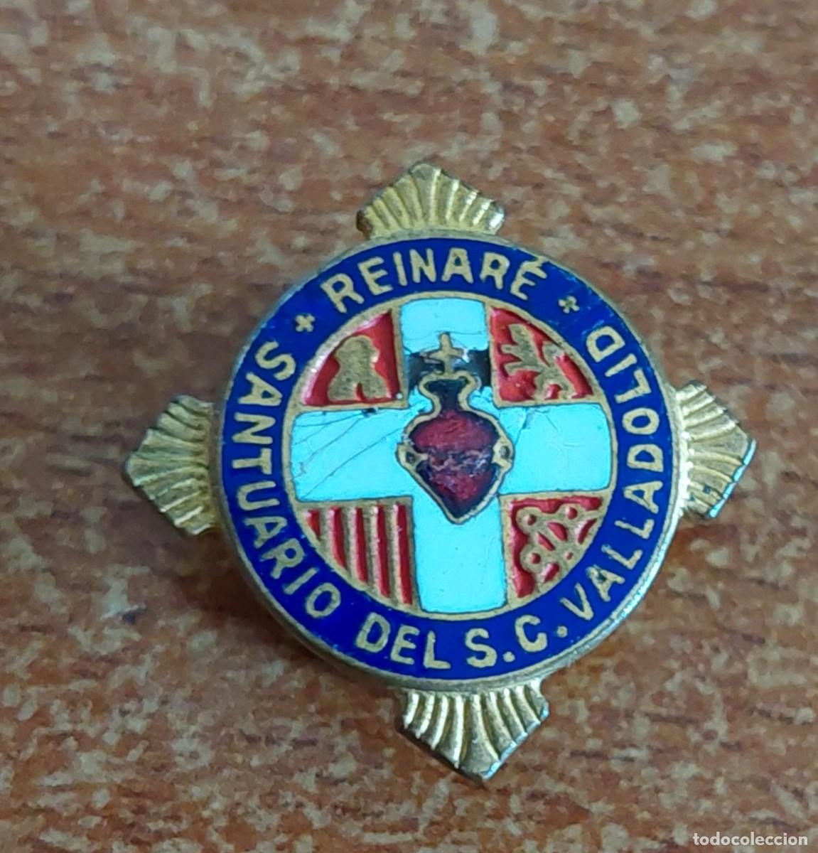 Militaria: Insignia ojal Detente Santuario Sagrado Corazon de Valladolid