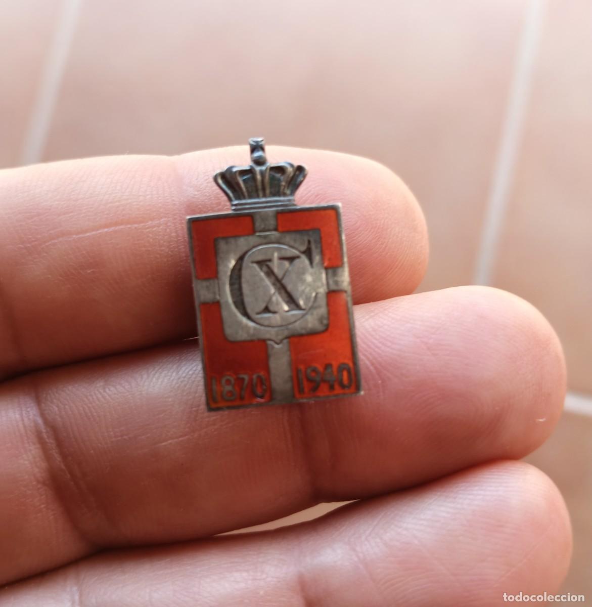 Militaria: Insignia danesa rey Cristian X