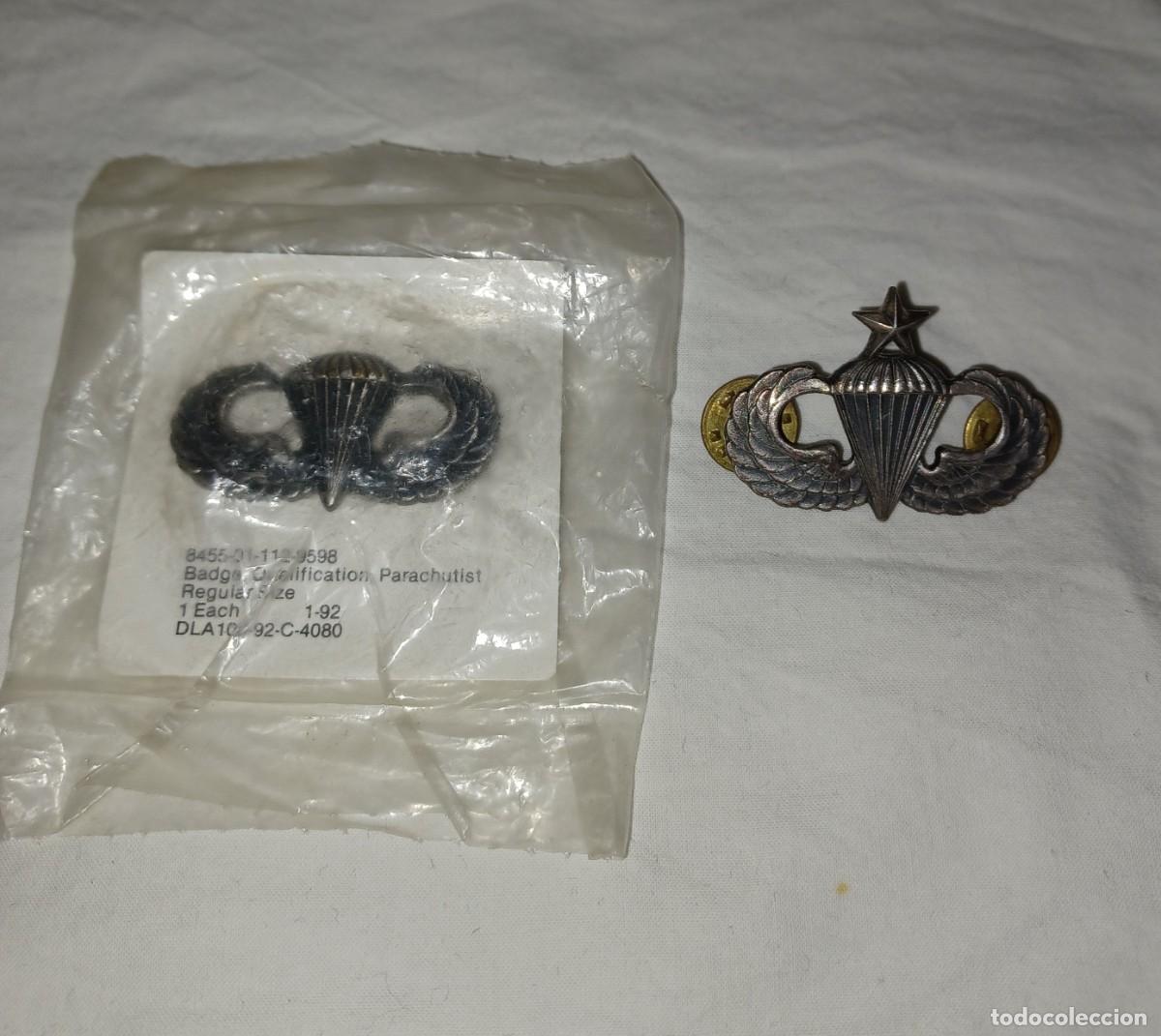 Militaria: Lote insignias paracaidistas EEUU
