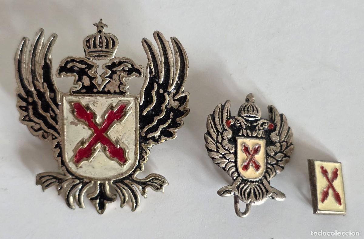 Militaria: 3 Insignias Requetes Carlistas Bando Nacional Guerra Civil Espa&ntilde;ola