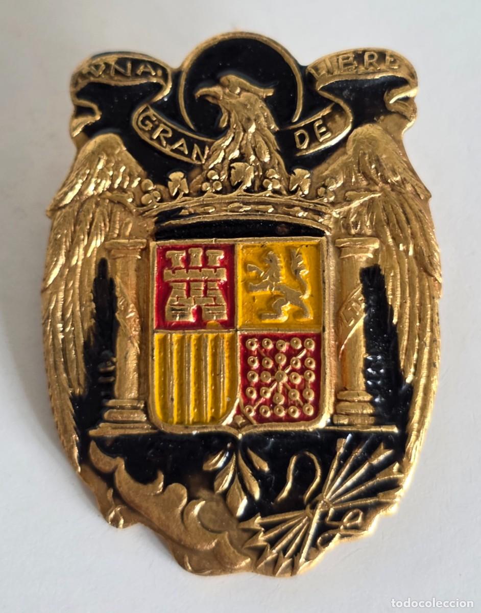 Militaria: Insignia Franquista Falange Espa&ntilde;a Una Grande y Libre