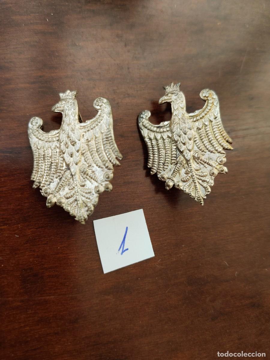 Militaria: Pareja de &Aacute;guilas. Ver.