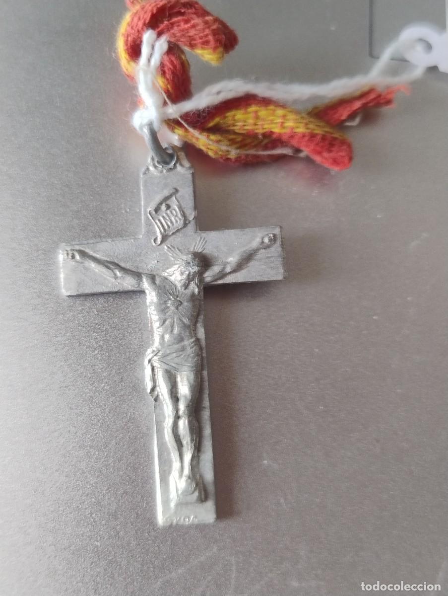 Military Antiques: CRUZ JESUS MARIA JOSE. FRENTES Y HOSPITALES. GUERRA CIVIL. CINTA COLORES BANDERA ESPA&Ntilde;OLA