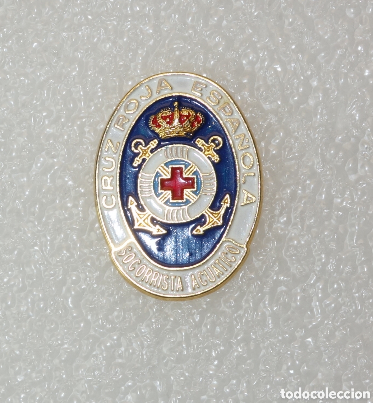 Militaria: Distintivo Socorrista Acu&aacute;tico Cruz Roja