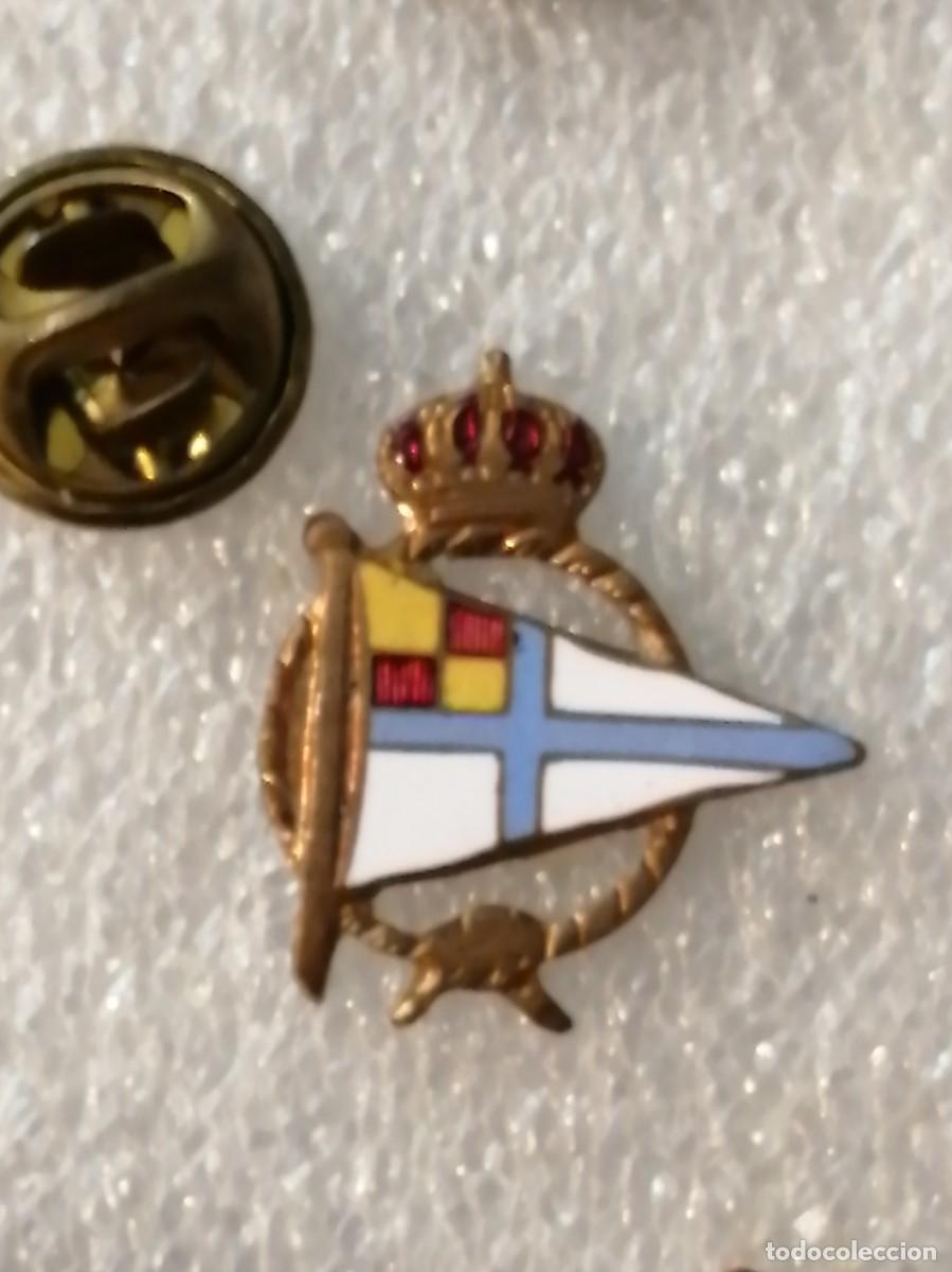 Militaria: PINS 000 &Uacute;NICO GALLARDETE REAL CLUB N&Aacute;UTICO VILAGARC&Iacute;A GALICIA FABRICANTE ESUAL VALENCIA