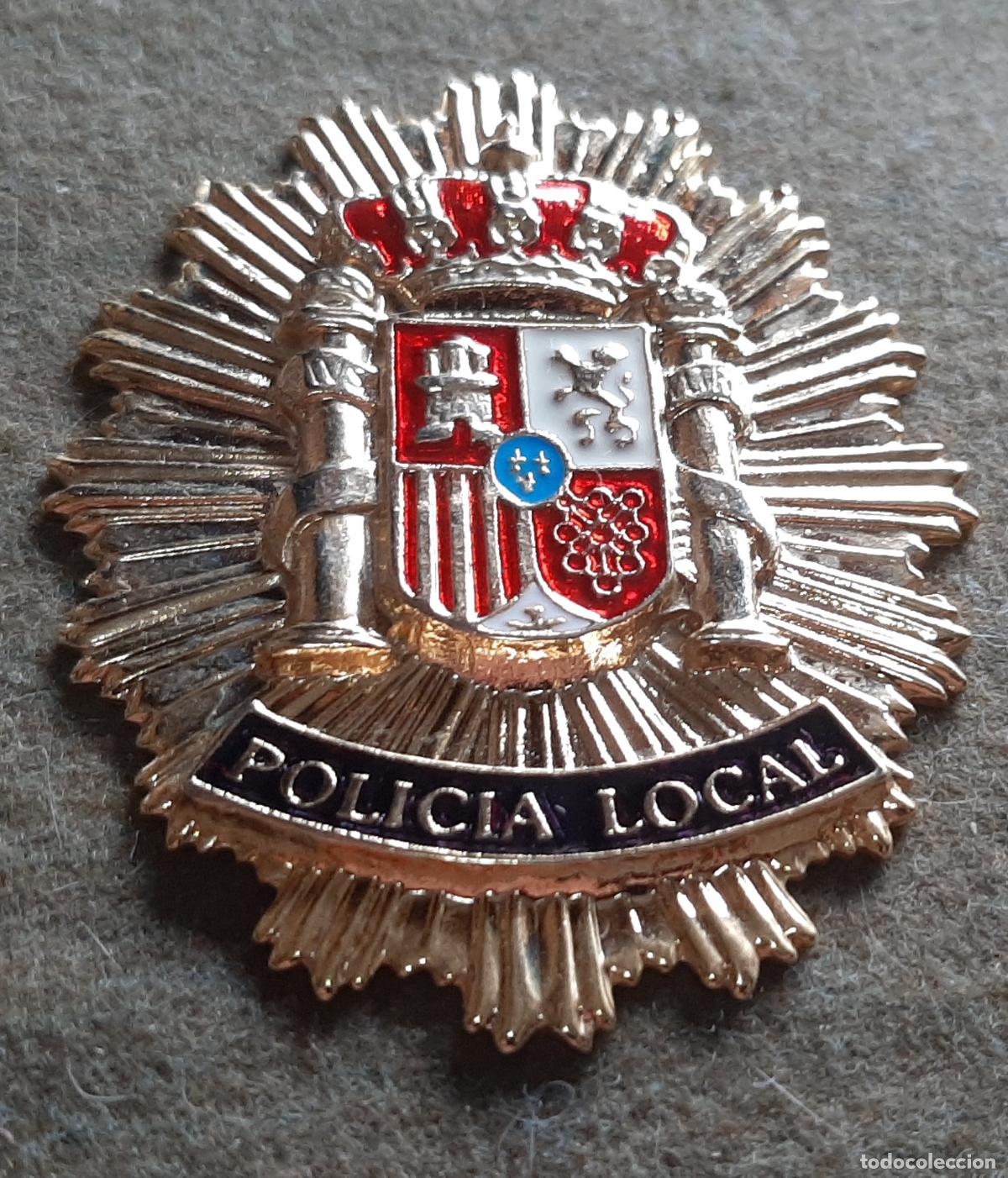 Militaria: ESPA&Ntilde;A - PLACA PARA CARTERA - POLICIA LOCAL - GENERICA