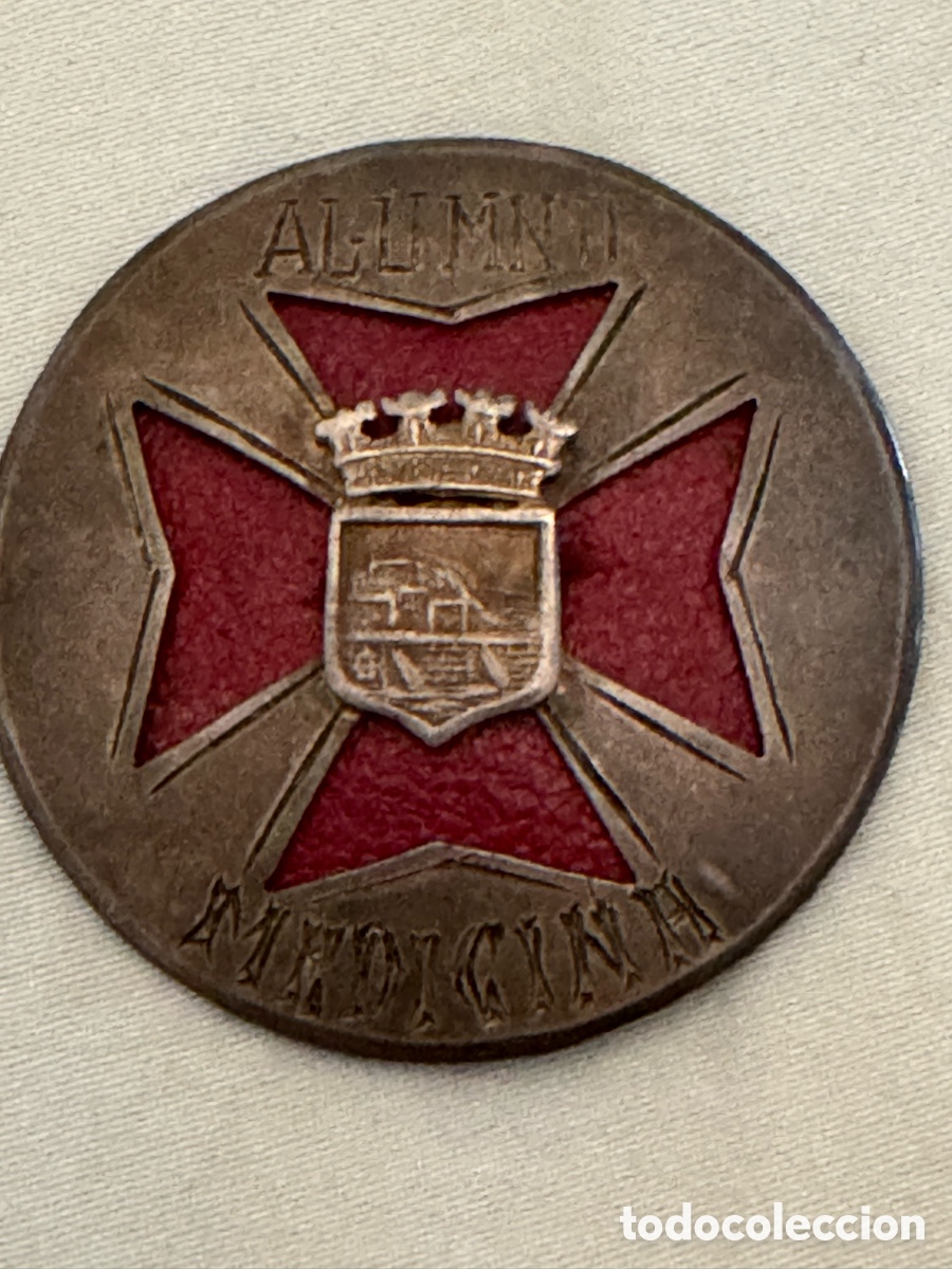 Militaria: INSIGNIA DE ALUMNO MEDICINA - POSIBLEMENTE MILITAR- REPUBLICA ESPA&Ntilde;OLA