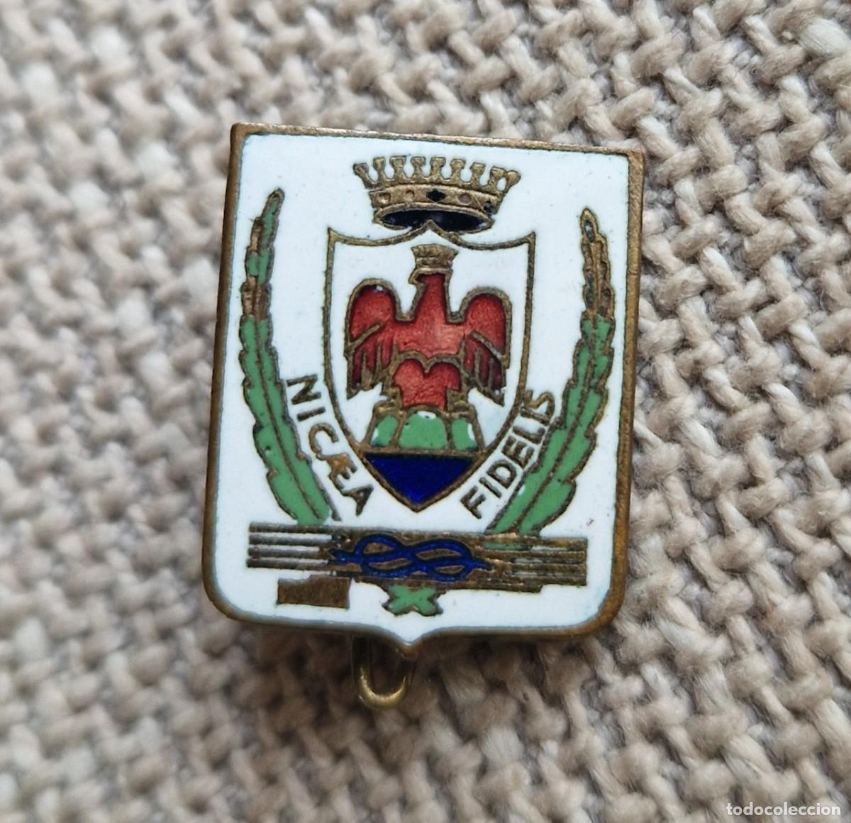 Militaria: Insignia Alfiler Medalla Niza Fascista Francia Guerra Italia Fascismo Mussolini Littorio CTV