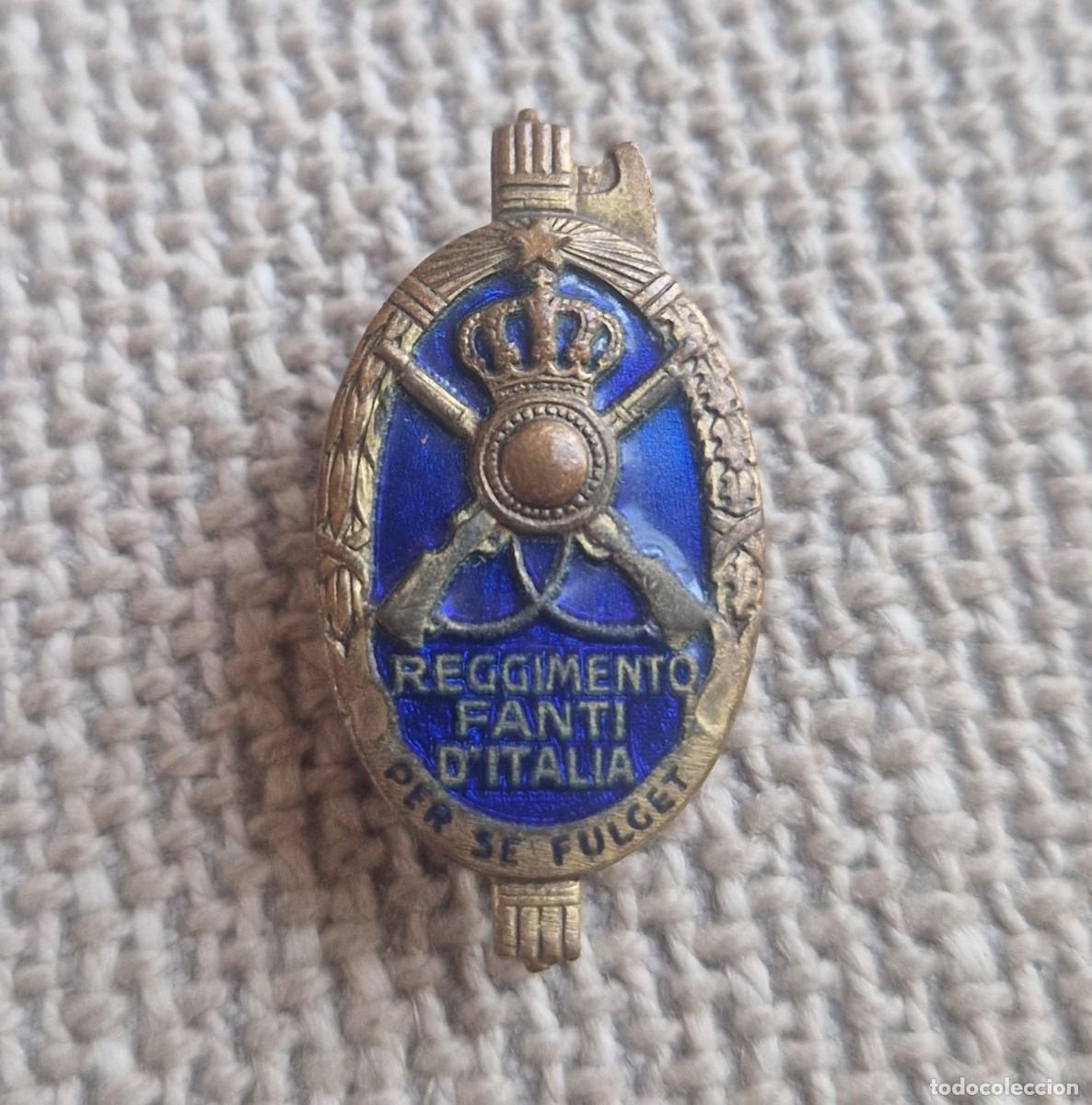 Militaria: Insignia Alfiler Medalla Infanteria PNF Balilla Fascista Guerra Italia Fascismo Mussolini Littorio