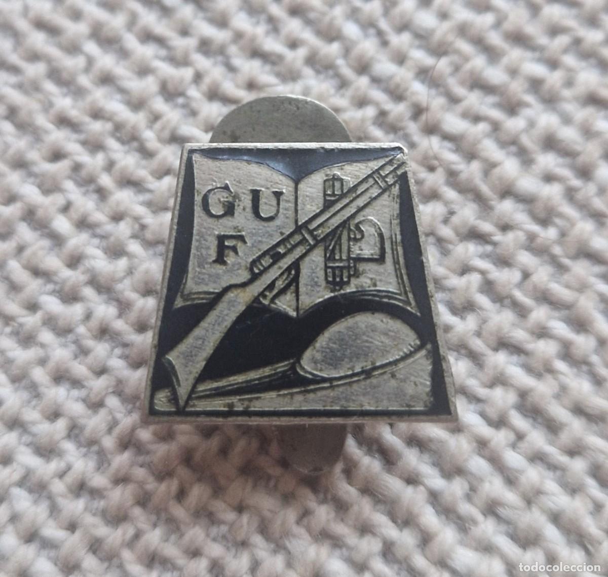 Militaria: Insignia Alfiler Medalla GUF Universidad Balilla Fascista Guerra Italia Fascismo Mussolini Littorio