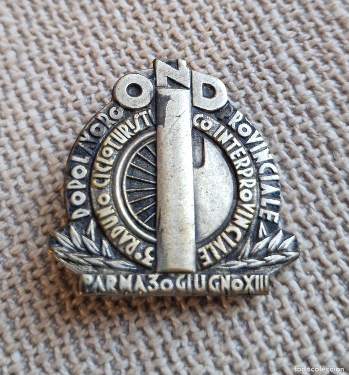 Militaria: Insignia Alfiler Medalla OND Parma Guerra Balilla Fascista Fascismo Mussolini Littorio
