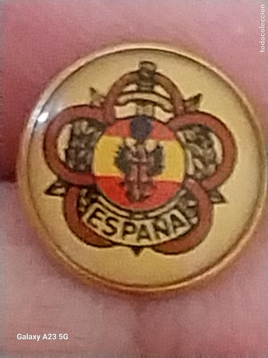 Militaria: CONSEJO SUPERIOR MILITAR DE DEPORTES EPOCA DE FRANCO 1.34CMS PIN PINCHO GOTA