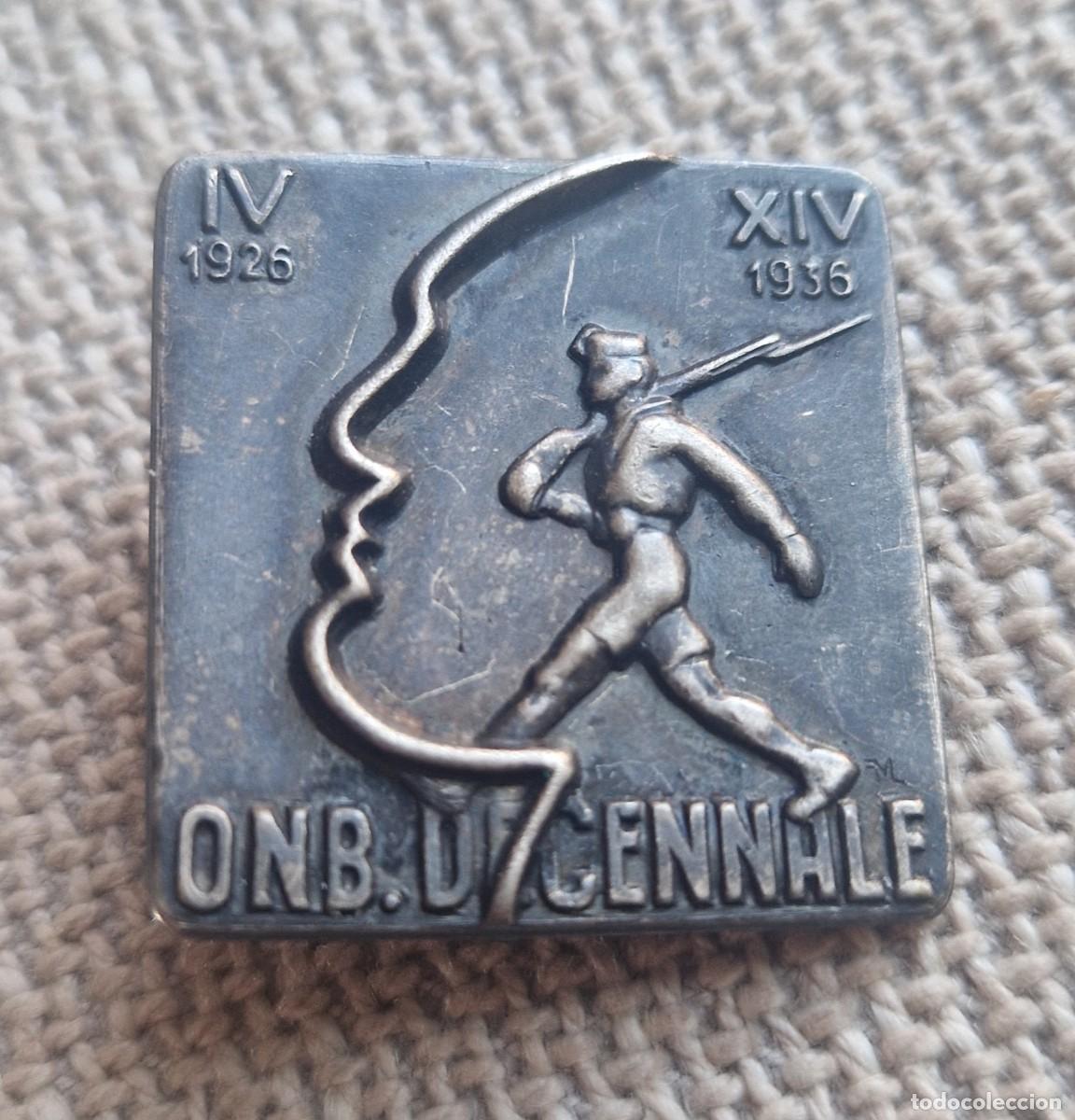 Militaria: Insignia Alfiler Medalla Guerra Balilla Fascista Fascismo Mussolini Littorio CTV Italia