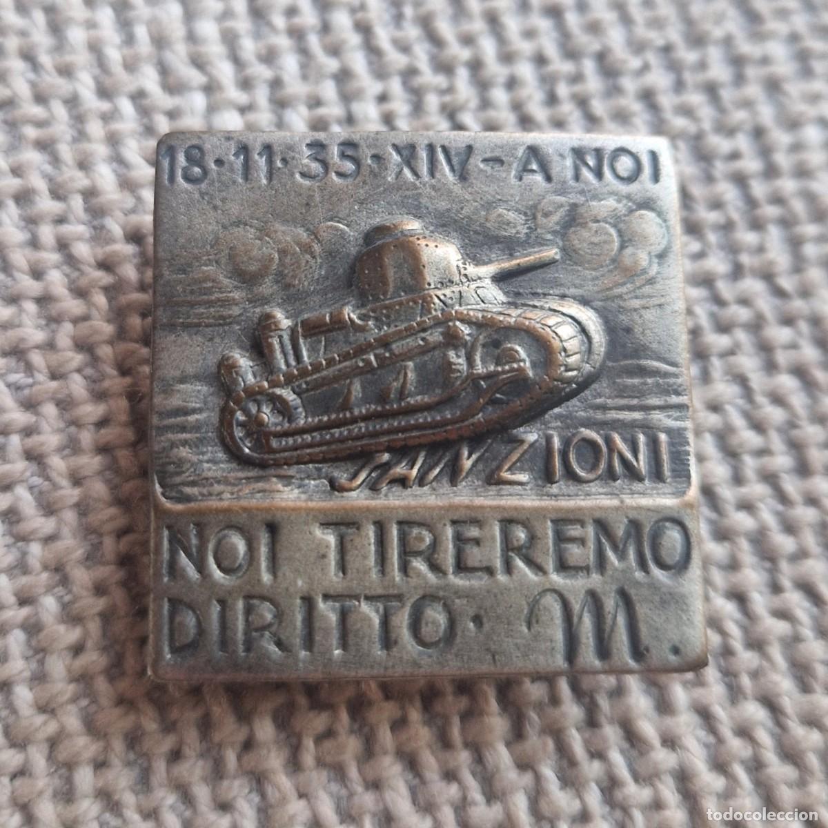 Militaria: Insignia Alfiler Medalla Guerra Africa Balilla Fascista Fascismo Mussolini Littorio CTV Italia