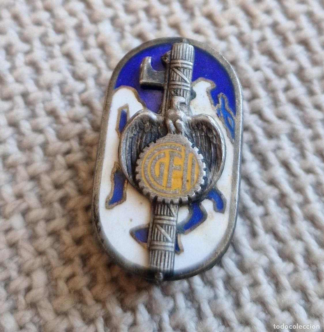 Militaria: Insignia Alfiler Medalla Industria Balilla Fascista Fascismo Mussolini Littorio CTV Italia