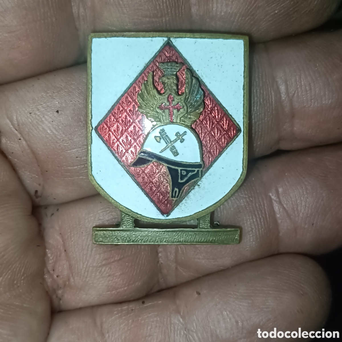 Militaria: Distintivo de especialidad permanencia tr&aacute;fico Guardia civil &eacute;poca Franco