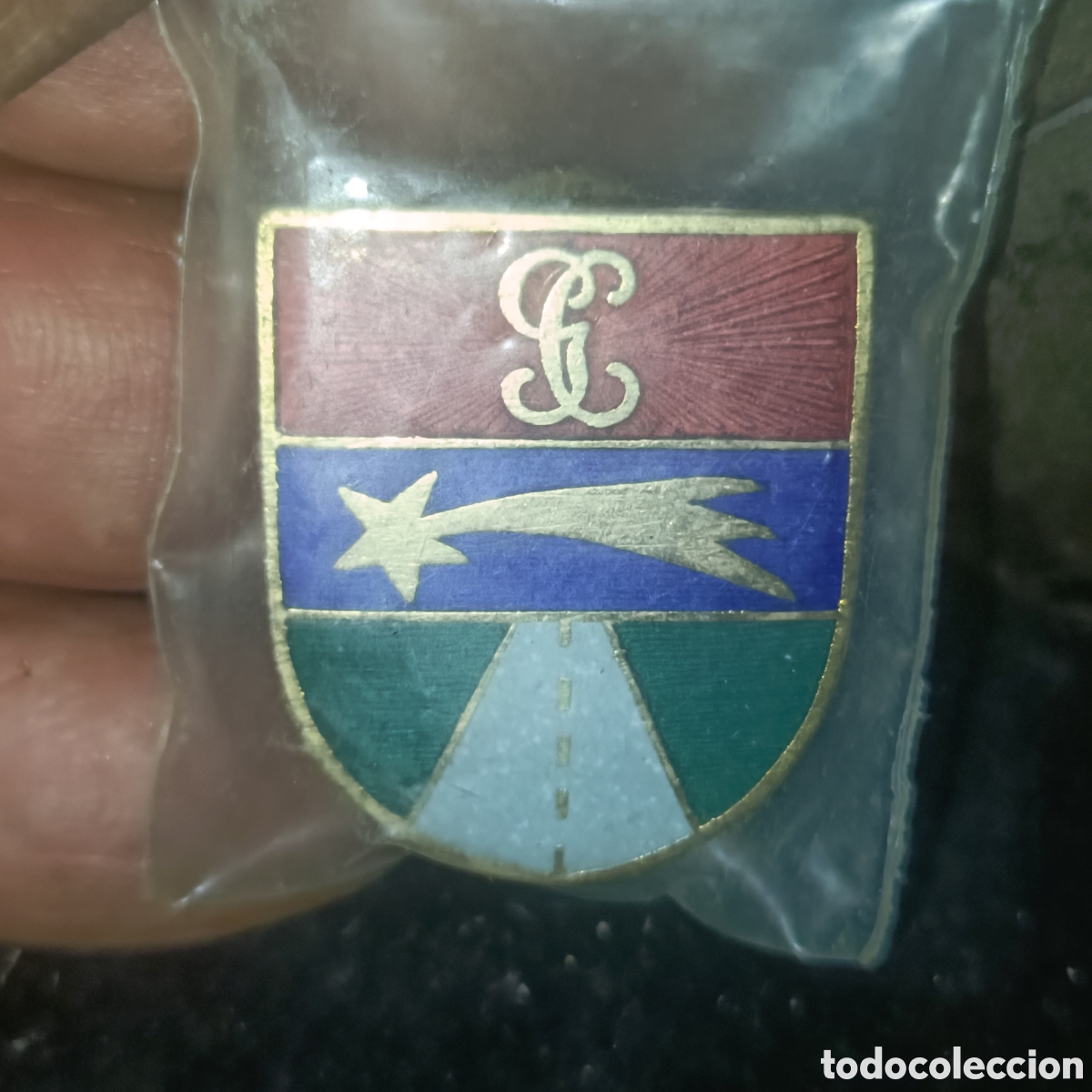 Militaria: Distintivo de especialidad de tr&aacute;fico Guardia civil