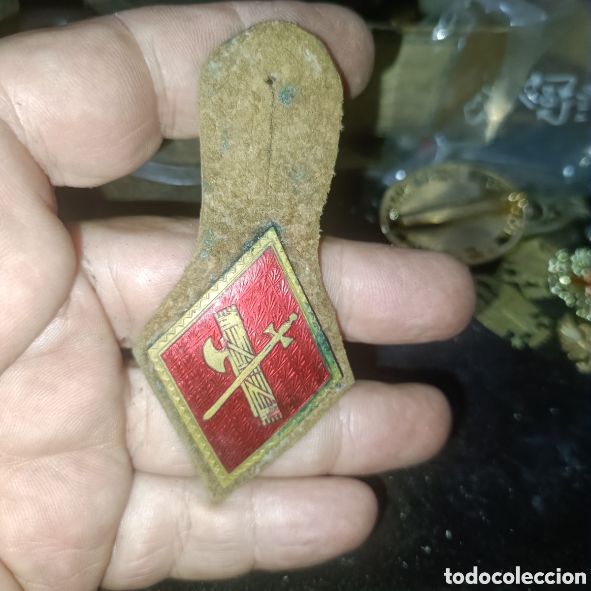 Militaria: Pepito para la camisa con rombo de la Guardia civil