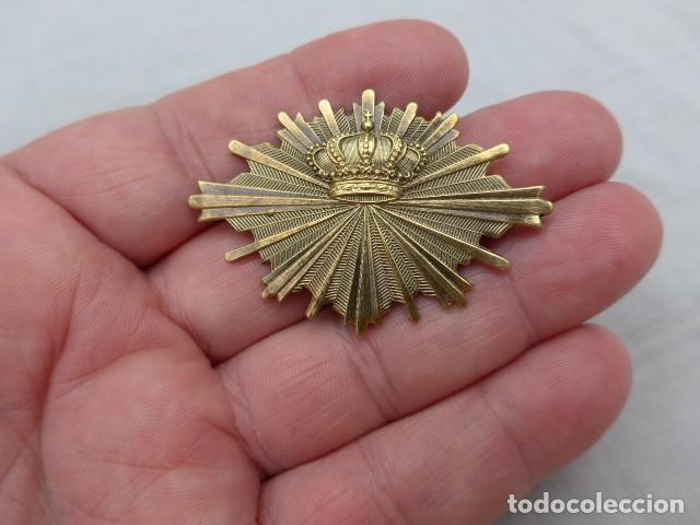 Militaria: ANTIGUO EMBLEMA DE CARABINEROS EPOCA ALFONSO XIII 5.1 cm