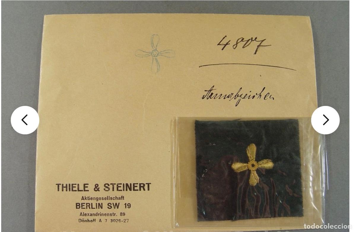 Militaria: PARCHE PARA INSIGNIA DE BRAZO PARA PERSONAL T&Eacute;CNICO. ALEM&Aacute;NIA. III REICH. 2 G.M.