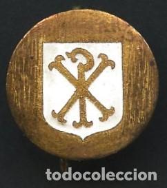 Militaria: INSIGNIA DE AGUJA, PIN ANTIGUO, ACCI&Oacute;N CAT&Oacute;LICA