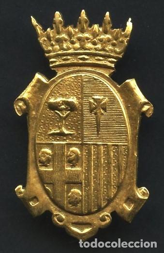 Militaria: INSIGNIA, PIN ANTIGUO, ESCUDO DE ARAG&Oacute;N