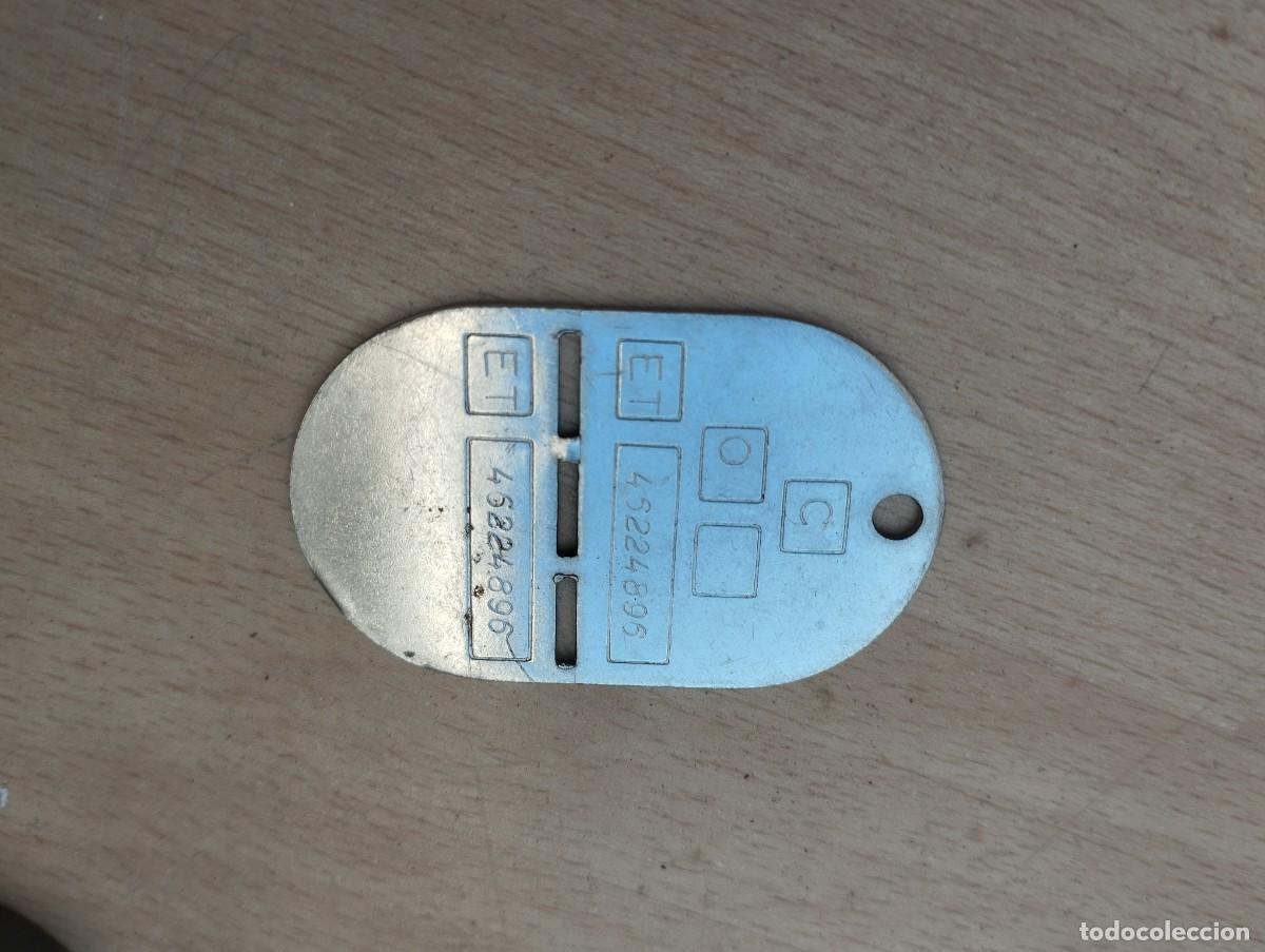 Militaria: Chapa identificacion ejercito espa&ntilde;ol - Foto 3