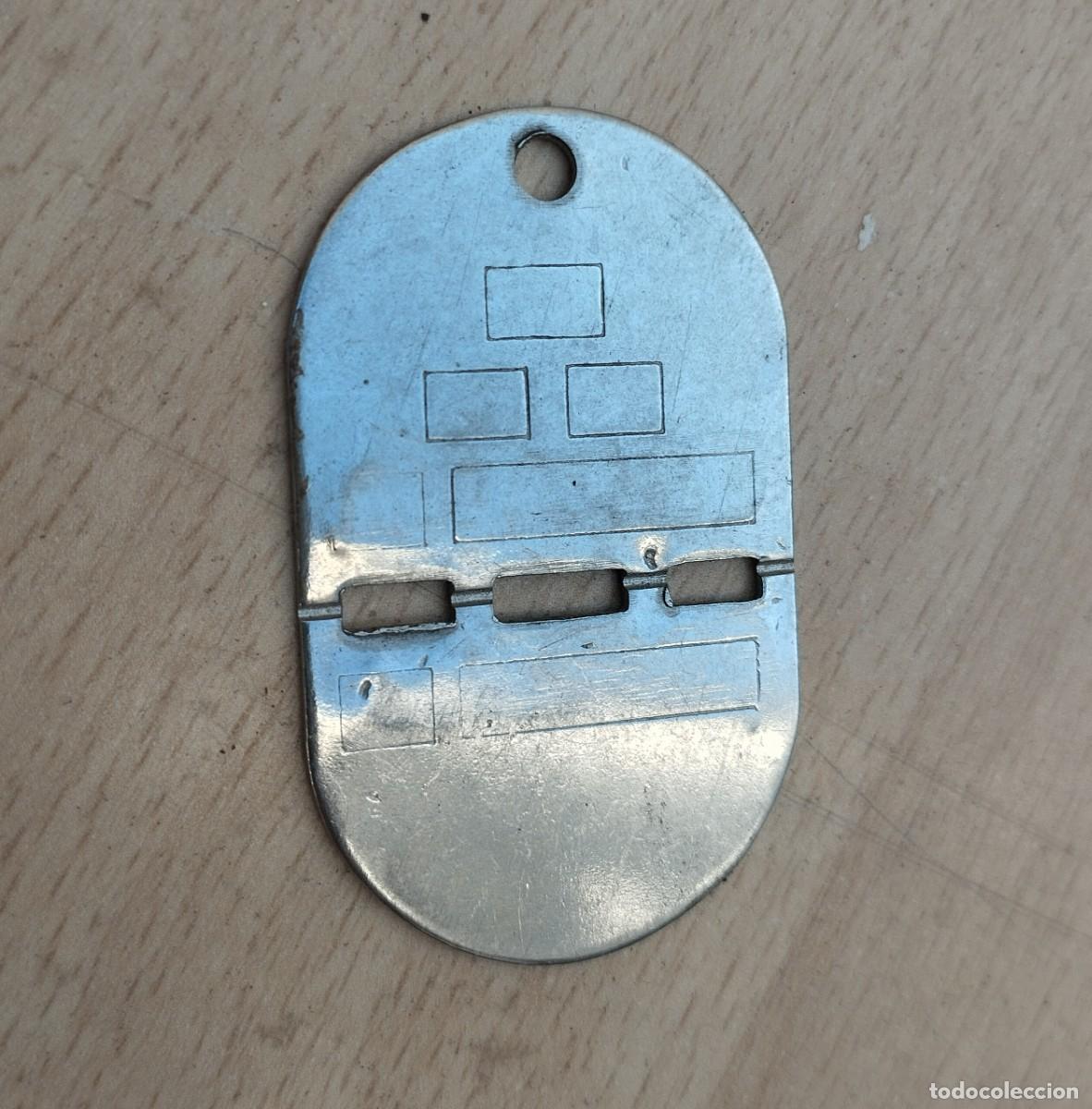 Militaria: Chapa identificacion ejercito espa&ntilde;ol