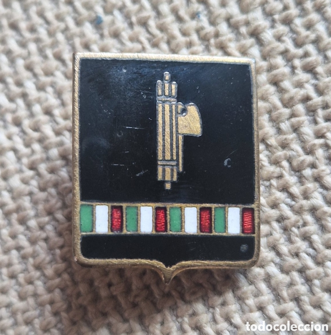 Militaria: Insignia Alfiler Medalla Ejercito Fascista Caidos Guerra Italia Fascismo Mussolini Littorio CTV