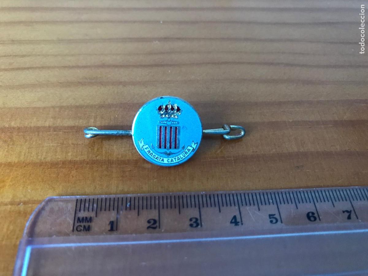 Militaria: Insignia Pasador Fragata Catalu&ntilde;a. Armada espa&ntilde;ola