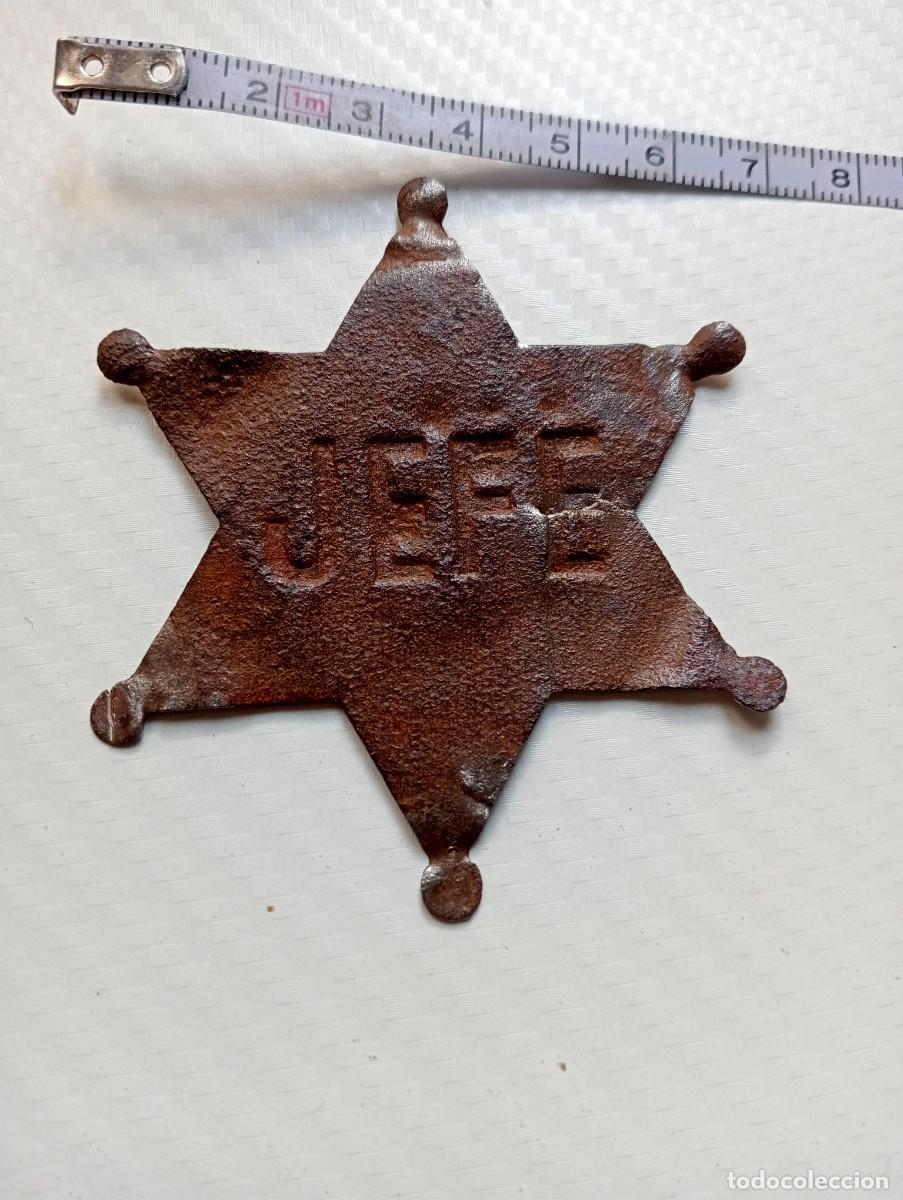 Militaria: LEER ANTIGUA INSIGNIA ESTRELLA JEFE INDUSTRIA PRINCIPIO S.XX CAPATAZ,ENCARGADO,MINAS,FORESTAL,OBRAS