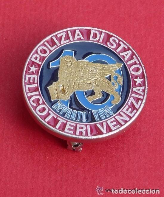 Militaria: EMBLEMA POLICIA VENECIA HELICOPTEROS