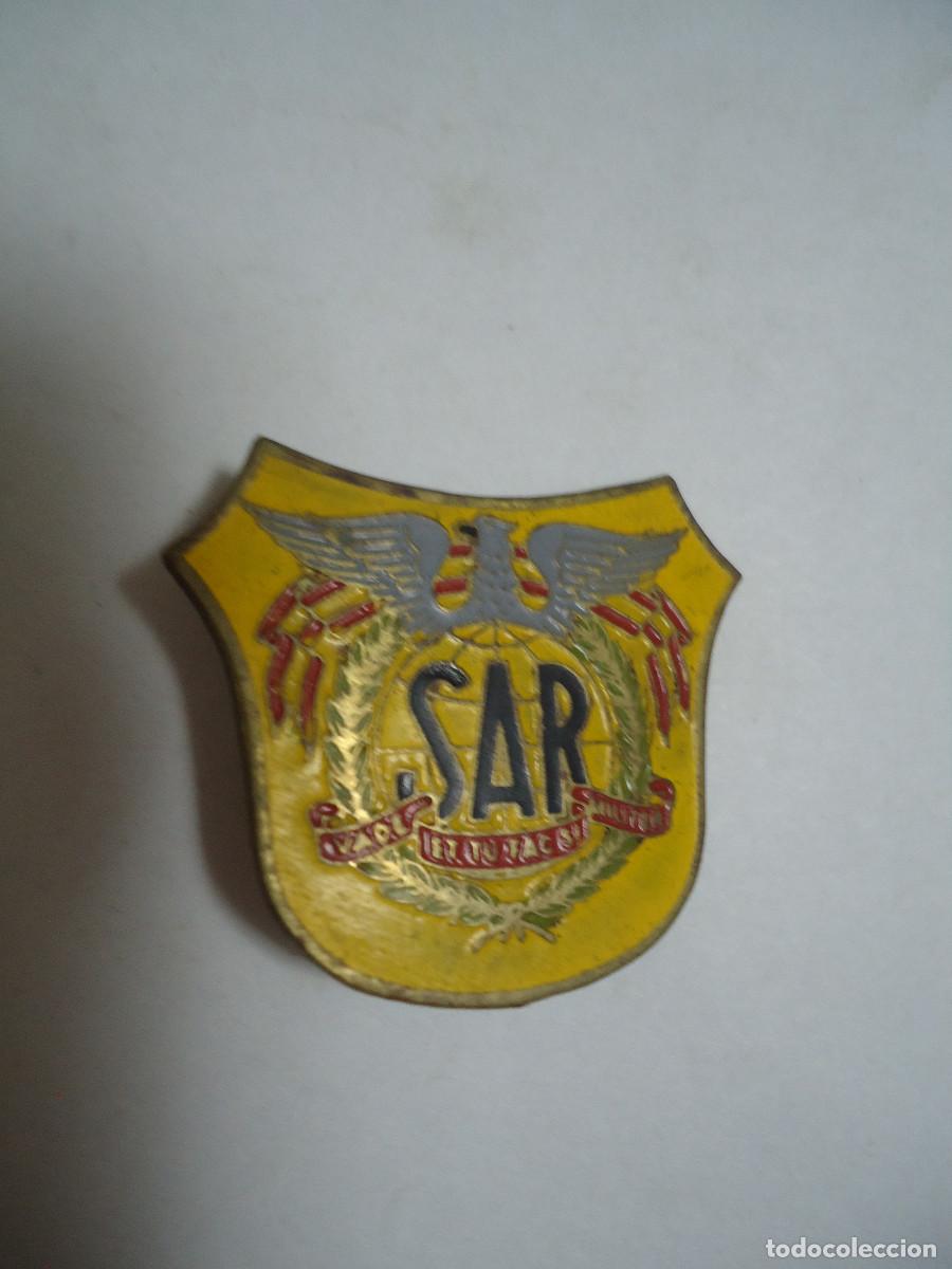 Military Antiques: INSIGNIA METALICA DEL SERVICIO DE BUSQUEDA Y SALVAMENTO AEREO. ES DEL EJERCITO DEL AIRE ESPA&Ntilde;OL.- 24
