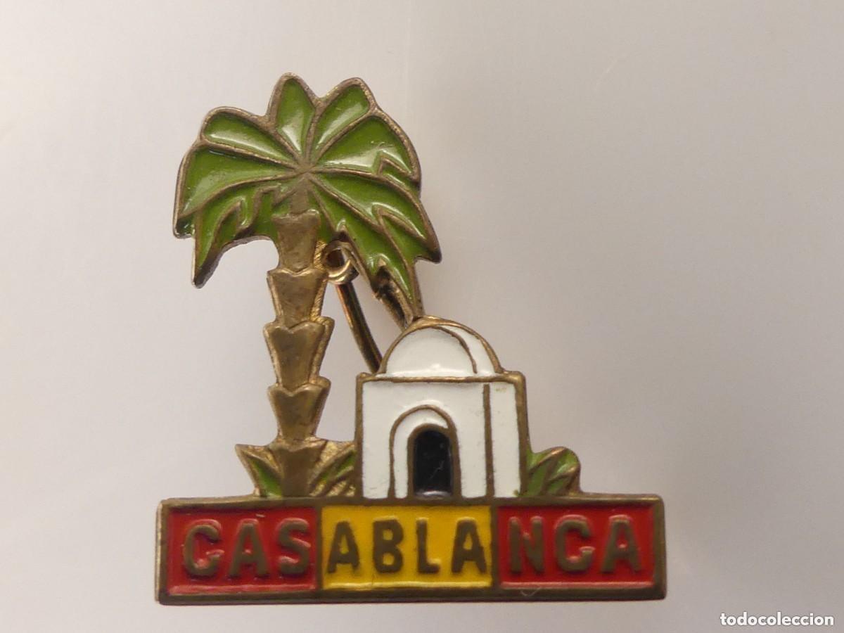 Militaria: Protectorado de Marruecos. Insignia de la comunidad espa&ntilde;ola en la ciudad de Casablanca