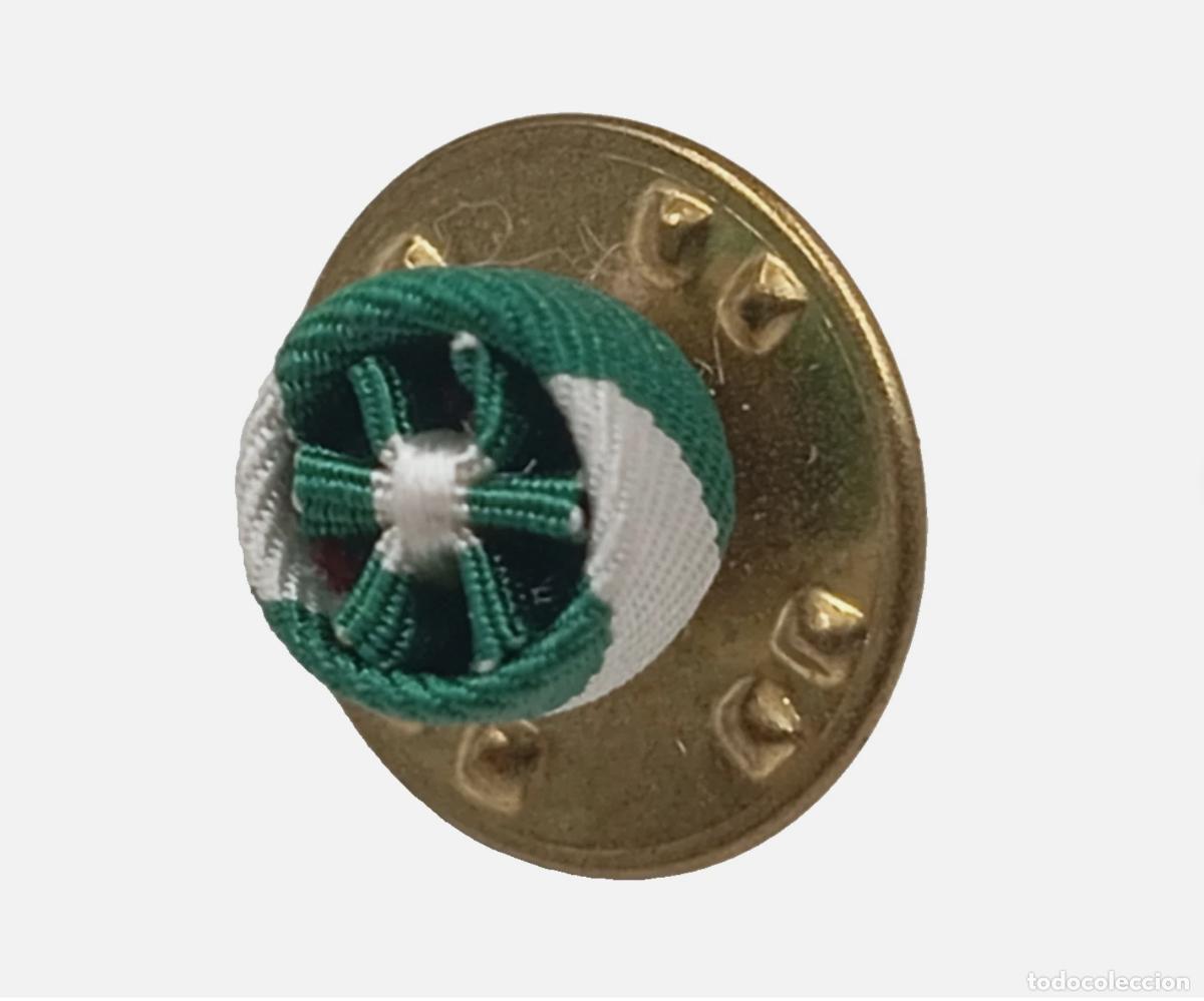Militaria: Roseta para ojal - Medalla orden m&eacute;rito Guardia Civil - Miniatura - Roset&oacute;n de solapa