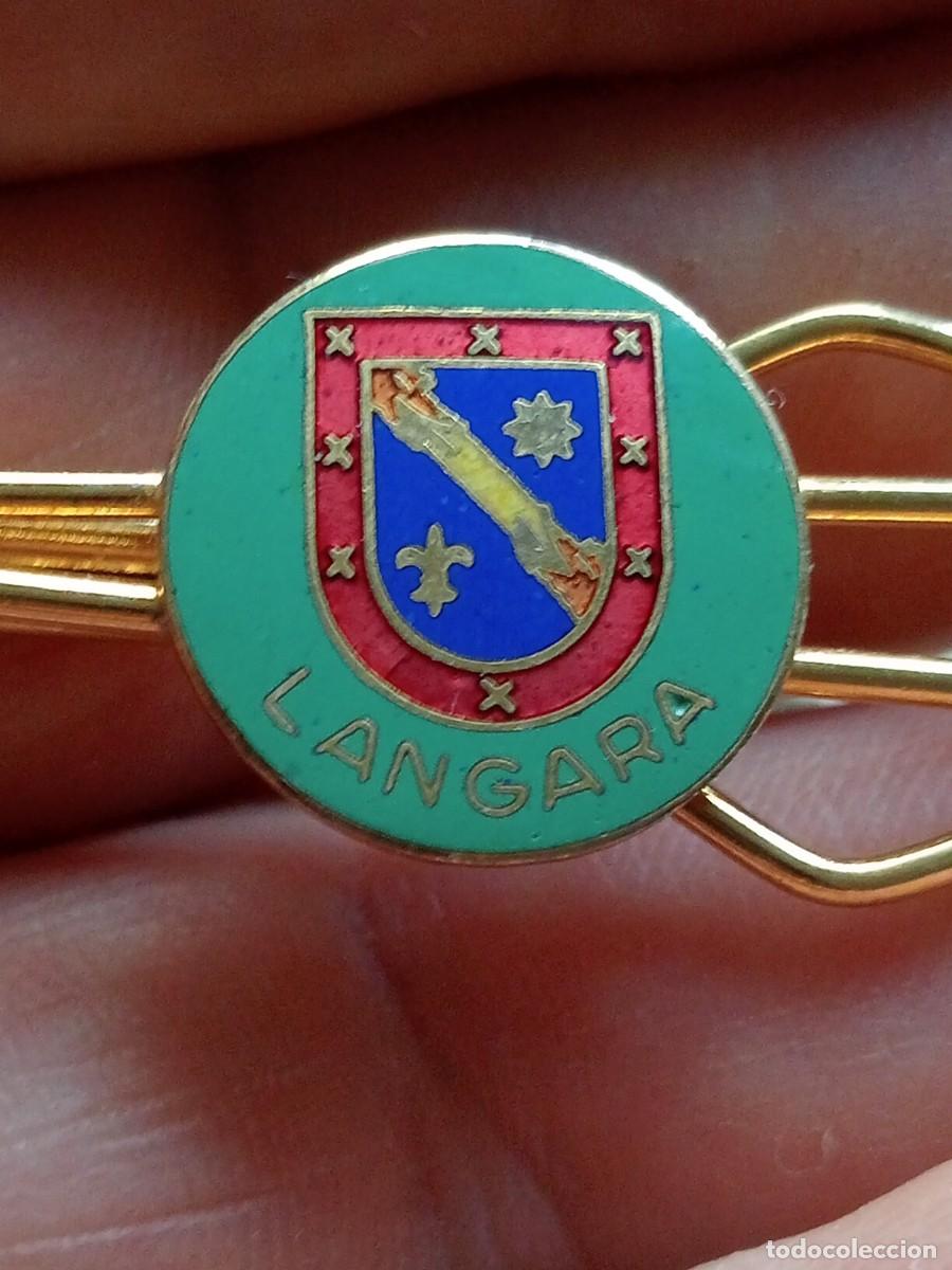 Militaria: PISACORBATAS DESTRUCTOR LANGARA D-64 ARMADA ESPA&Ntilde;OLA MARINA ALFILER CORBATA INSIGNIA ESMALTADO