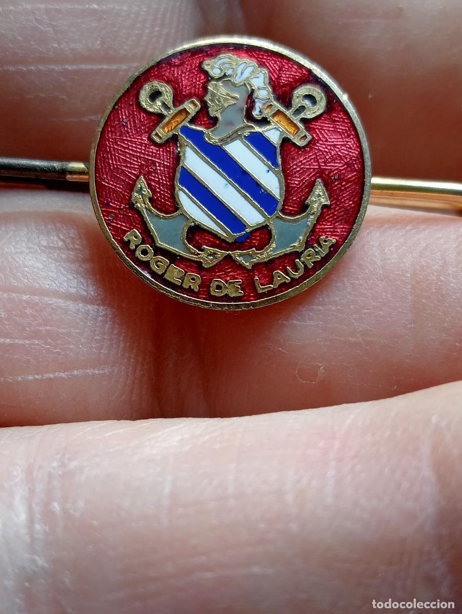 Militaria: PISACORBATAS DESTRUCTOR ROGER DE LAURIA ARMADA ESPA&Ntilde;OLA MARINA ALFILER CORBATA INSIGNIA ESMALTADA