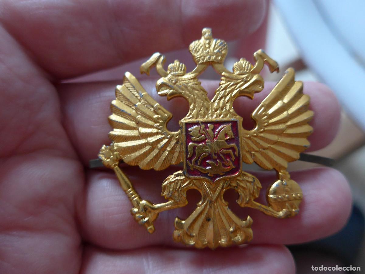 Militaria: EMBLEMA INSIGNIA GORRA RUSA RUSIA ZAR SAN JORGE AGUILA BICEFALA