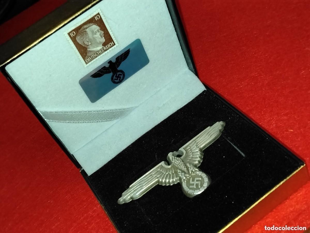 Militaria: ANTIGUA INSIGNIA DE SOMBRERO &Aacute;GUILA ALEMANA DE LA SEGUNDA GUERRA MUNDIAL