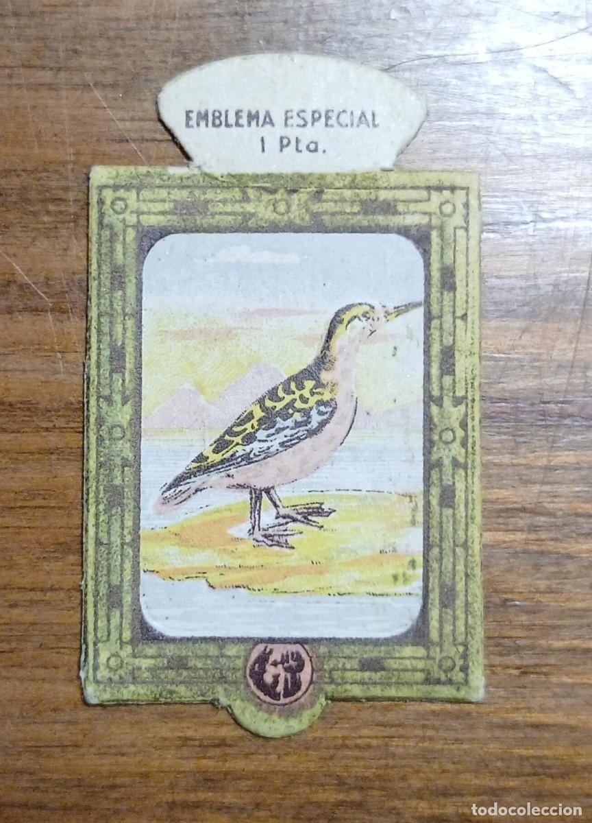 Militaria: Emblema auxilio social, especial 1 pts, serie P, N&ordm; 5, PHALAROPUS.