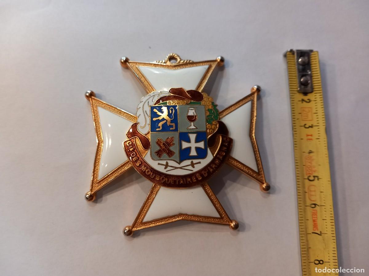 Militaria: MEDALLA ESMALTADA Cie . DES MOUSQUETAIRES D&acute;ARMAGNAC (G)