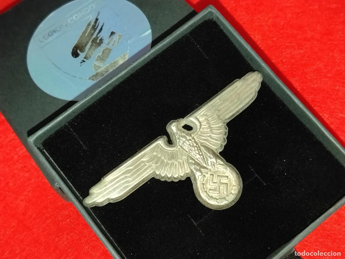 Militaria: ANTIGUA INSIGNIA DE SOMBRERO &Aacute;GUILA ALEMANA DE LA SEGUNDA GUERRA MUNDIAL