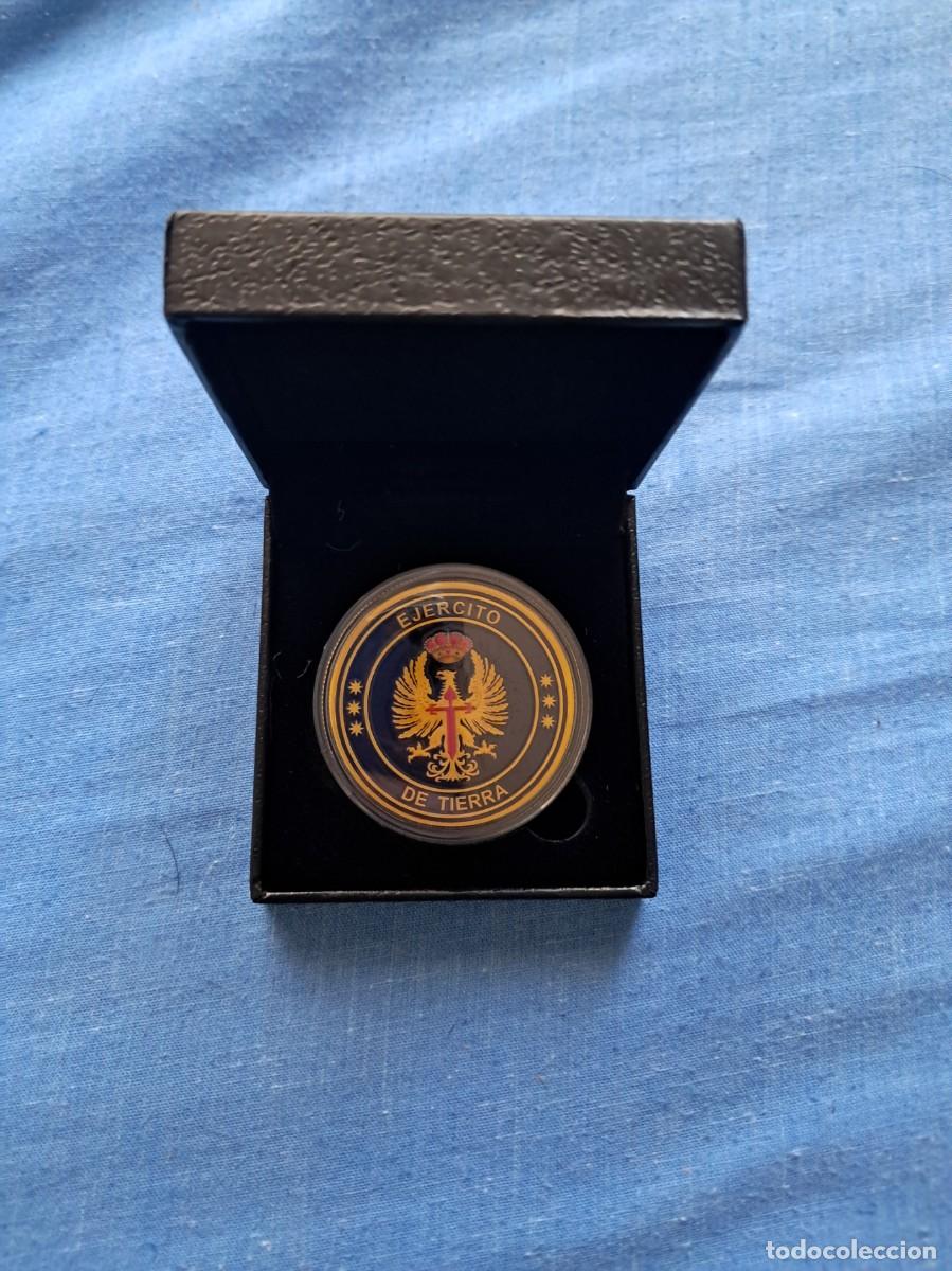 Militaria: MONEDA CONMEMORATIVA EJ&Eacute;RCITO DE TIERRA DE ZINC