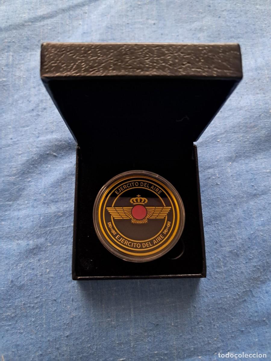 Militaria: MONEDA CONMEMORATIVA EJ&Eacute;RCITO DEL AIRE DE ZINC