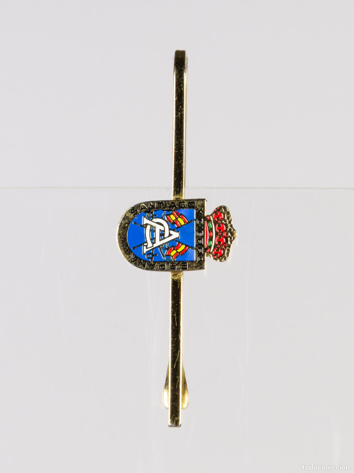 Militaria: Pisacorbatas militar Santiago y cierra Espa&ntilde;a segunda mitad S XX