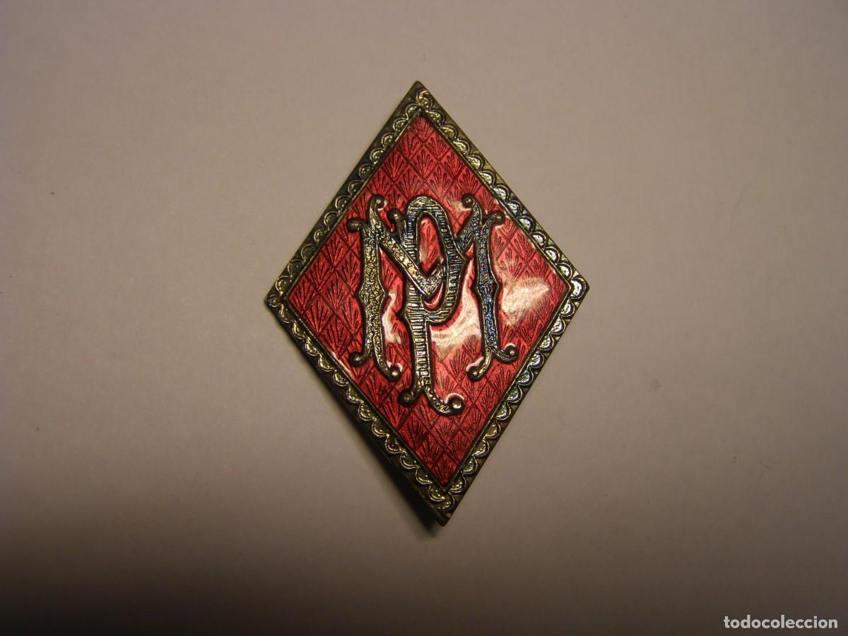 Militaria: Insignia rombo de polic&iacute;a municipal, a&ntilde;os 60-70.