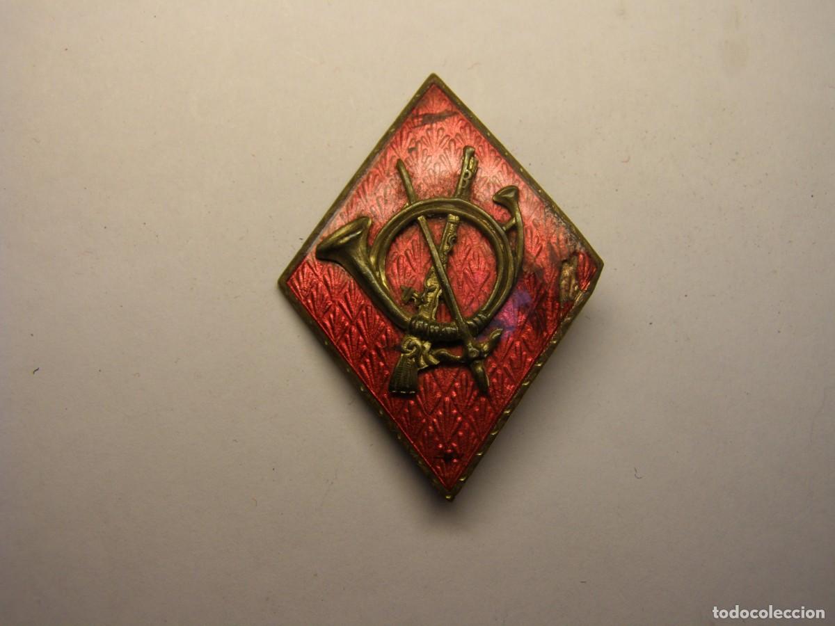 Militaria: Insignia rombo, infanteria, Ej&eacute;rcito Espa&ntilde;ol, a&ntilde;os 60-70.
